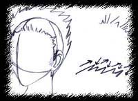 Spiked hair quarter view 2
